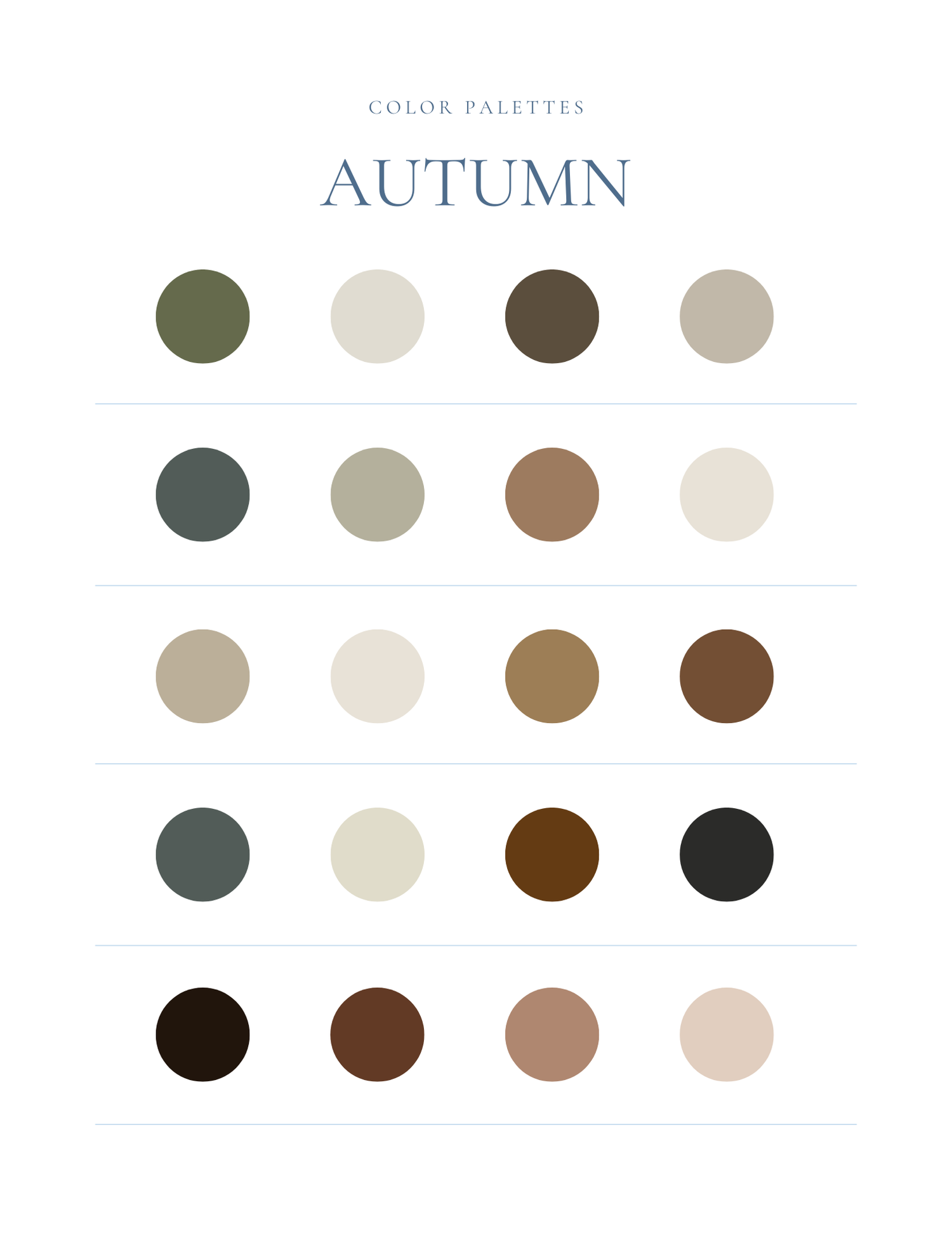 Central Virginia autumn color palette inspiration.