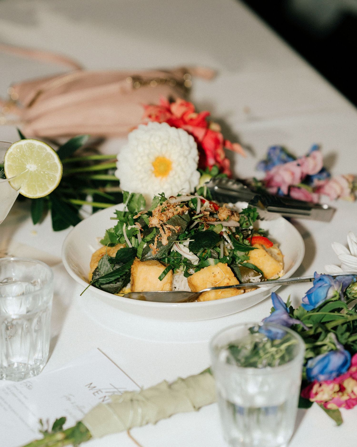 Reception food in Noosa boathouse