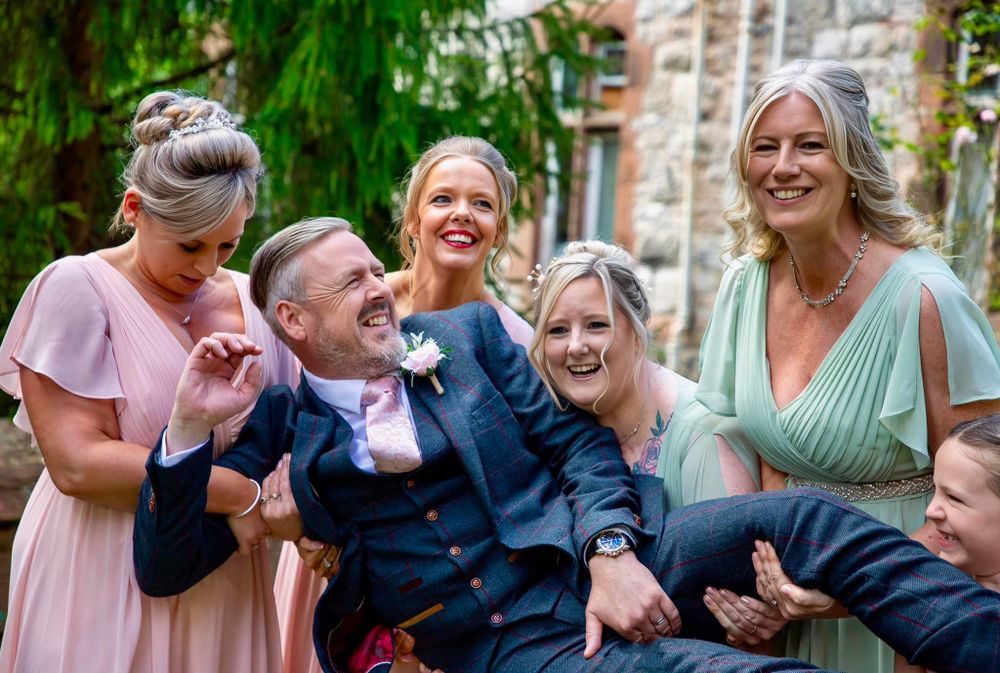 Wigan Wedding Photographer, Photographers in the North West. Wedding Photography Wales. Ruthin Castle Hotel and Spar. Ruthin castle