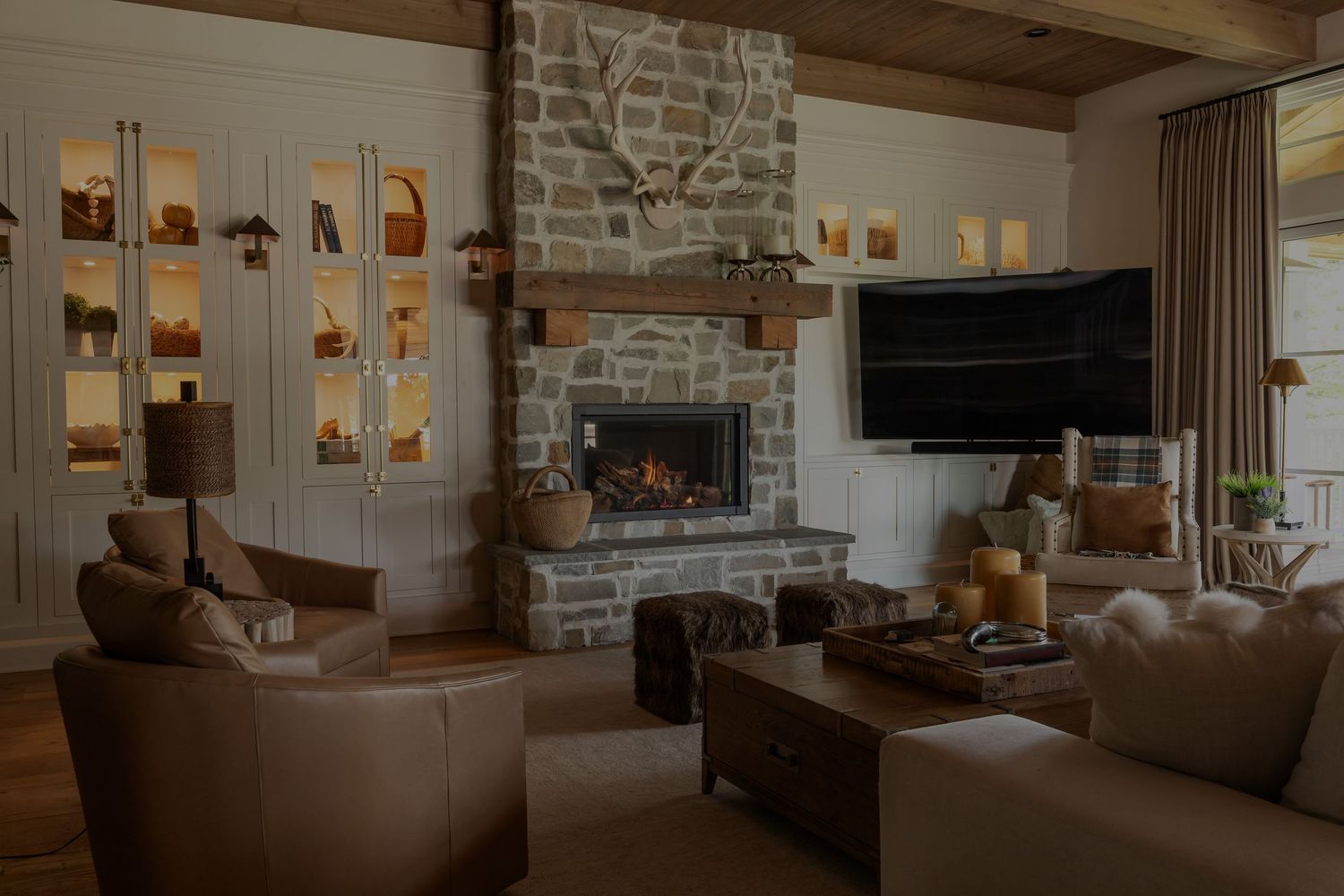 Editorial interior photography of a custom home in Colorado Photography By Blank Studio CO