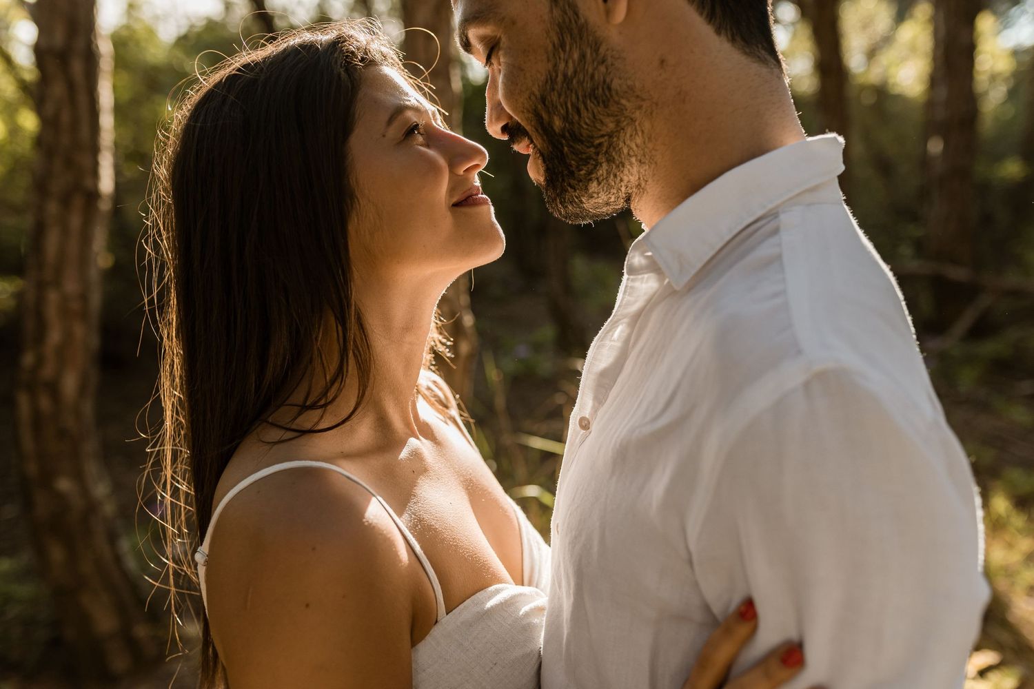 documentary style pre-wedding session in Lisbon with couple sharing a quiet moment