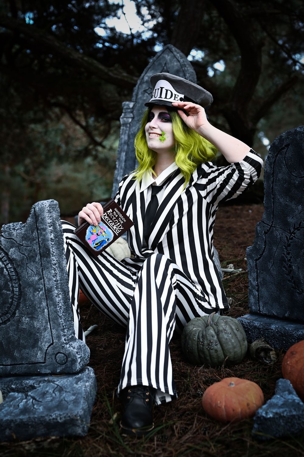 Portrait beetlejuice cosplayer