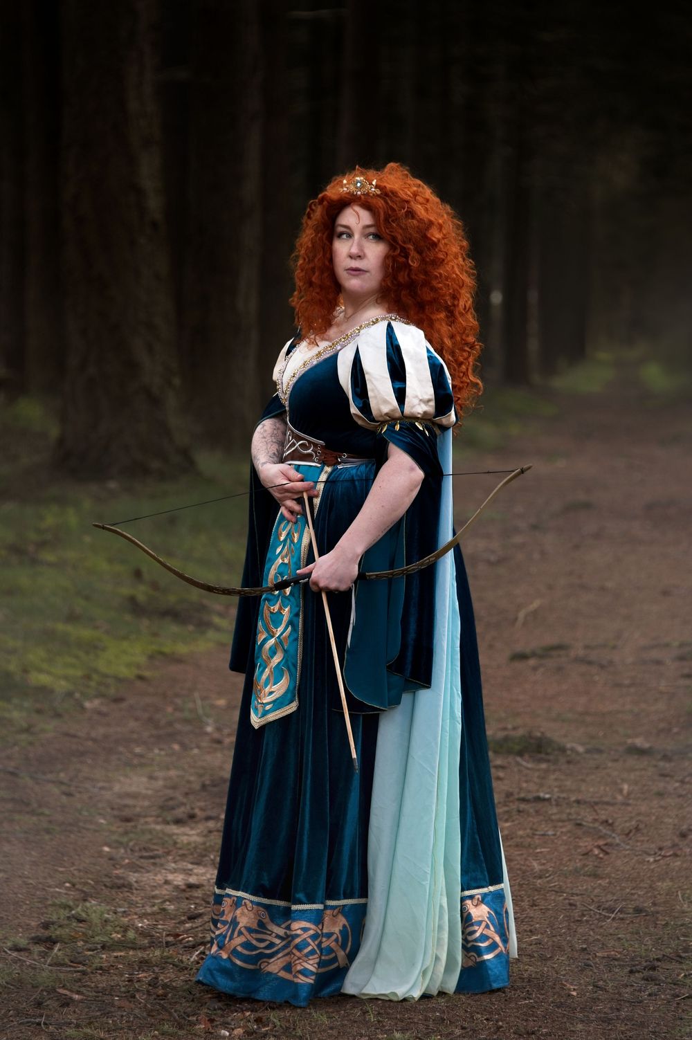 portrait of a merida cosplay
