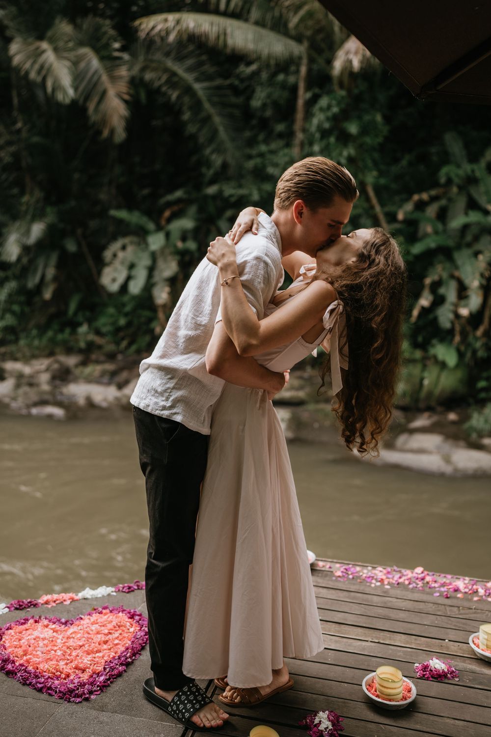 Intimate engagement photography at Samaya Ubud Bali