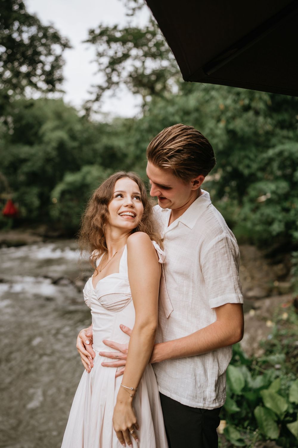 Intimate engagement photography at Samaya Ubud Bali