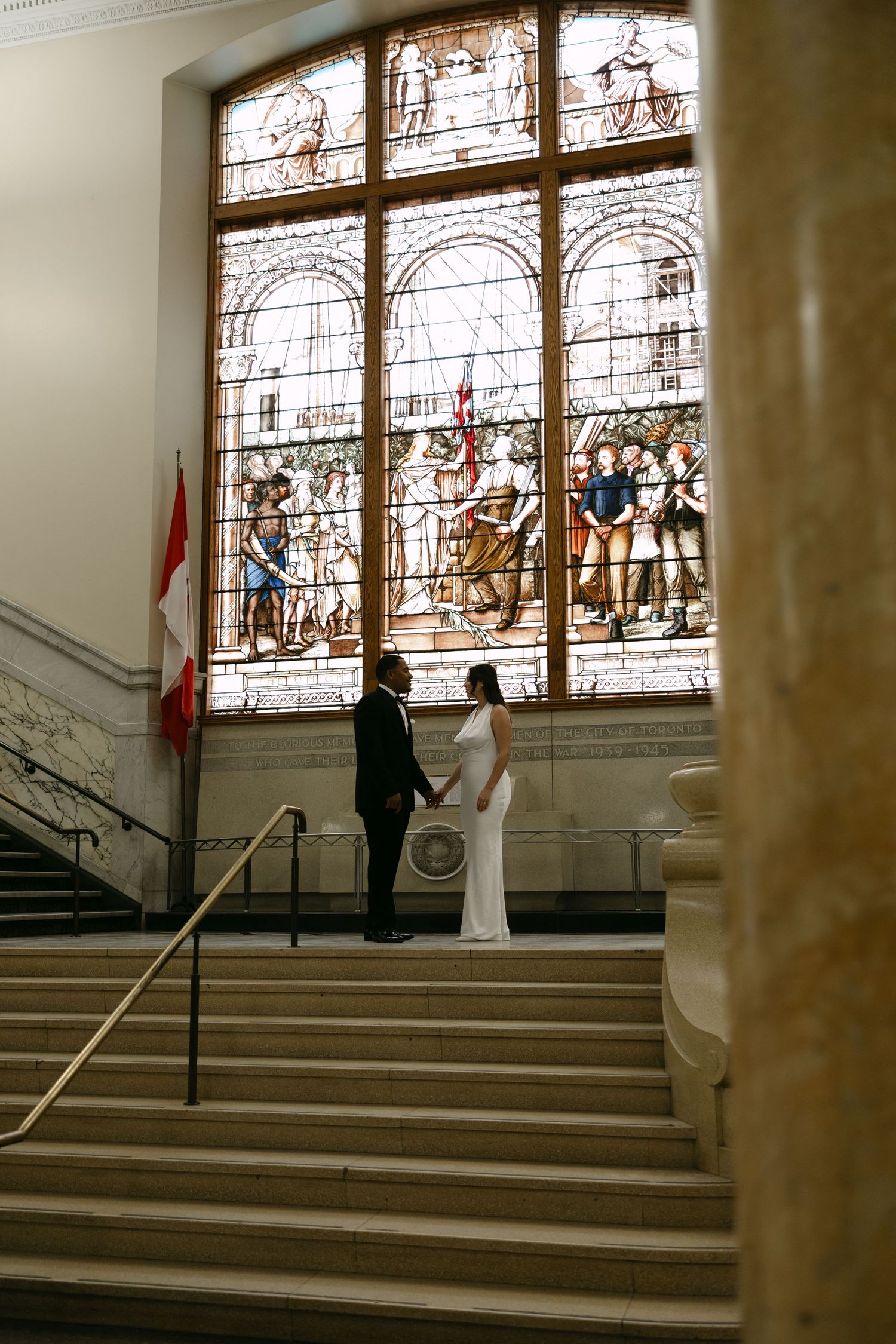 The old city hall Toronto wedding photographer Daria Summers Photography Candid and editorial photography