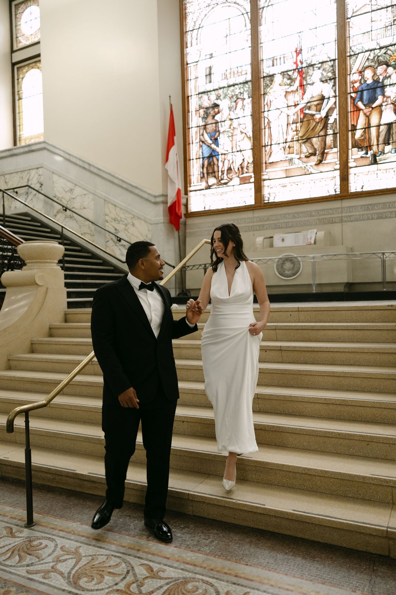 The old city hall Toronto wedding photographer Daria Summers Photography Candid and editorial photography