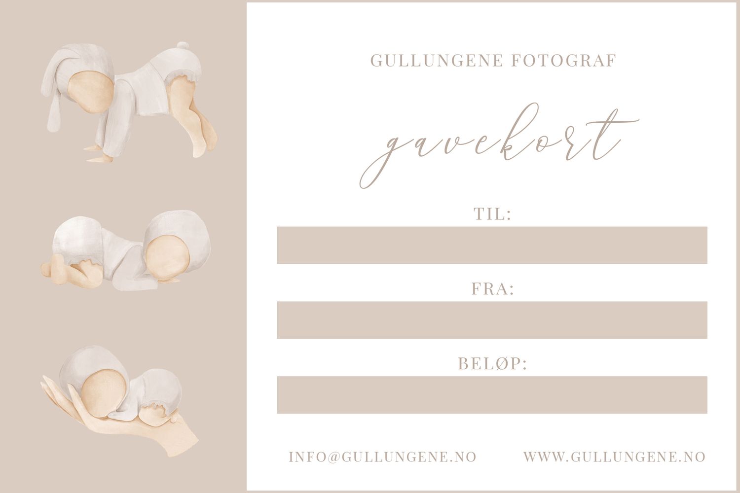 gavekort fotograf