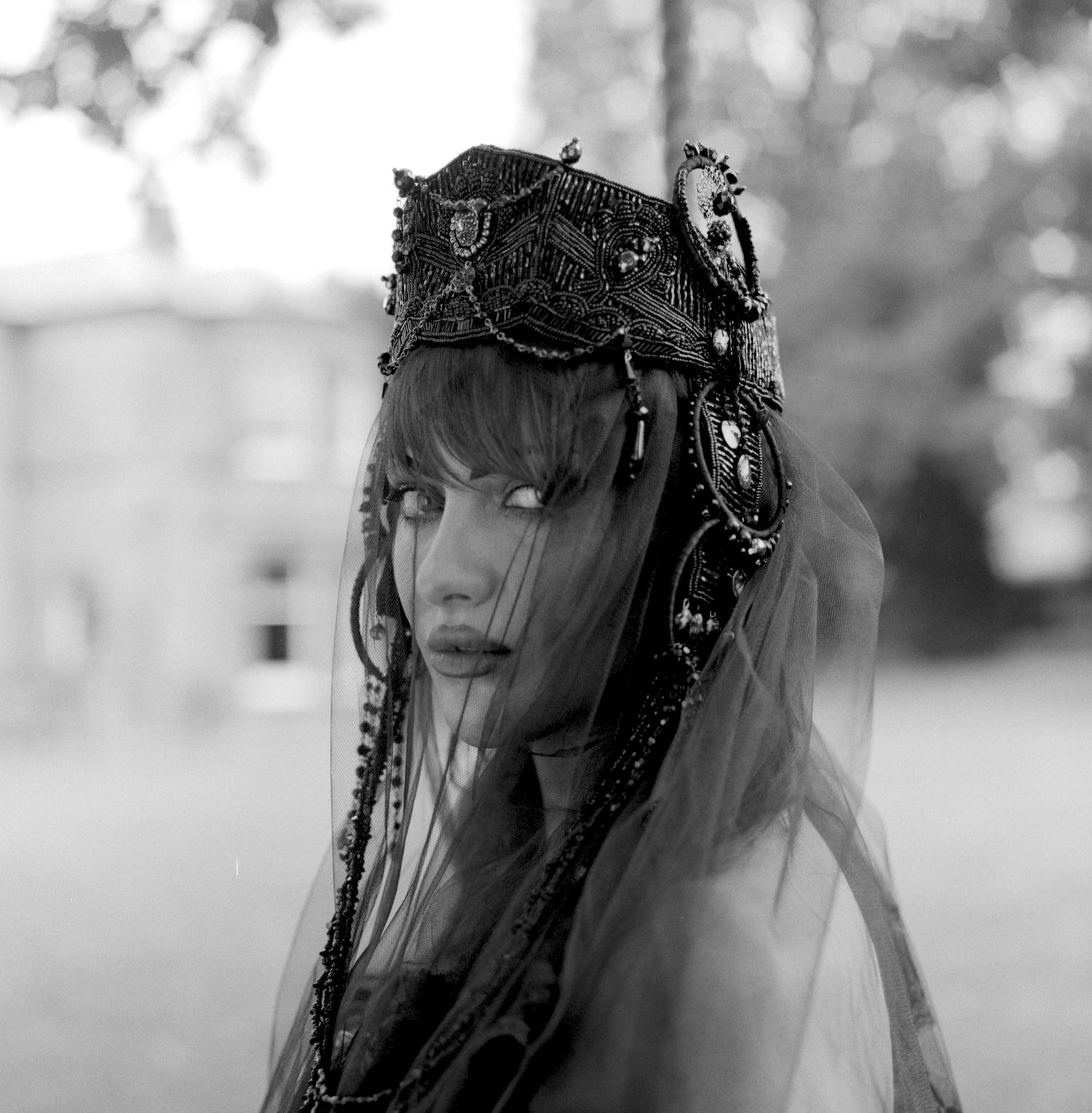 Film Photographer of the Year Entry - Ted Smith Photography - Jessica Wilcock wearing headwear by designer Heather Shaw Inverness
