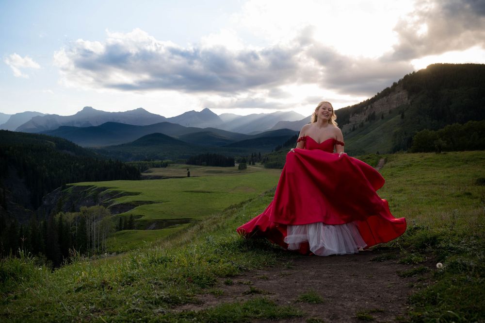 Lifestyle Photography - Grad Session in Kananaskis, Alberta.