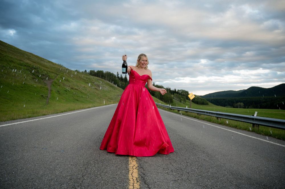 Lifestyle Photography - Grad Session in Kananaskis, Alberta.
