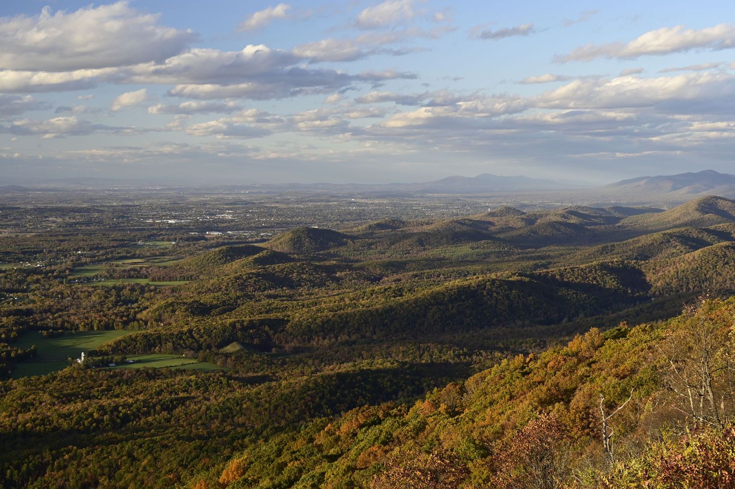 Autumn across Shenandoah Valley Virginia
