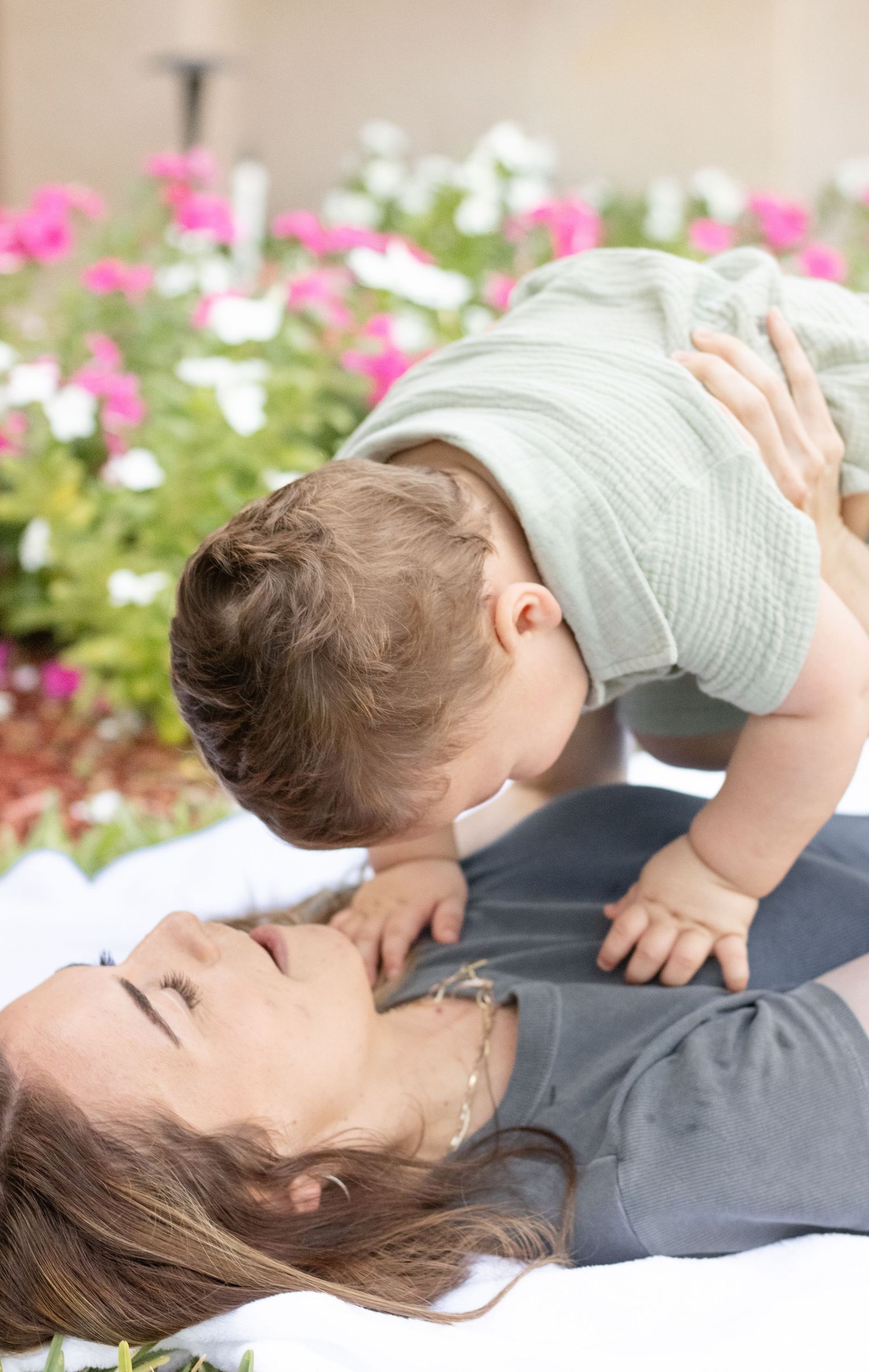 mother and son photo session south florida