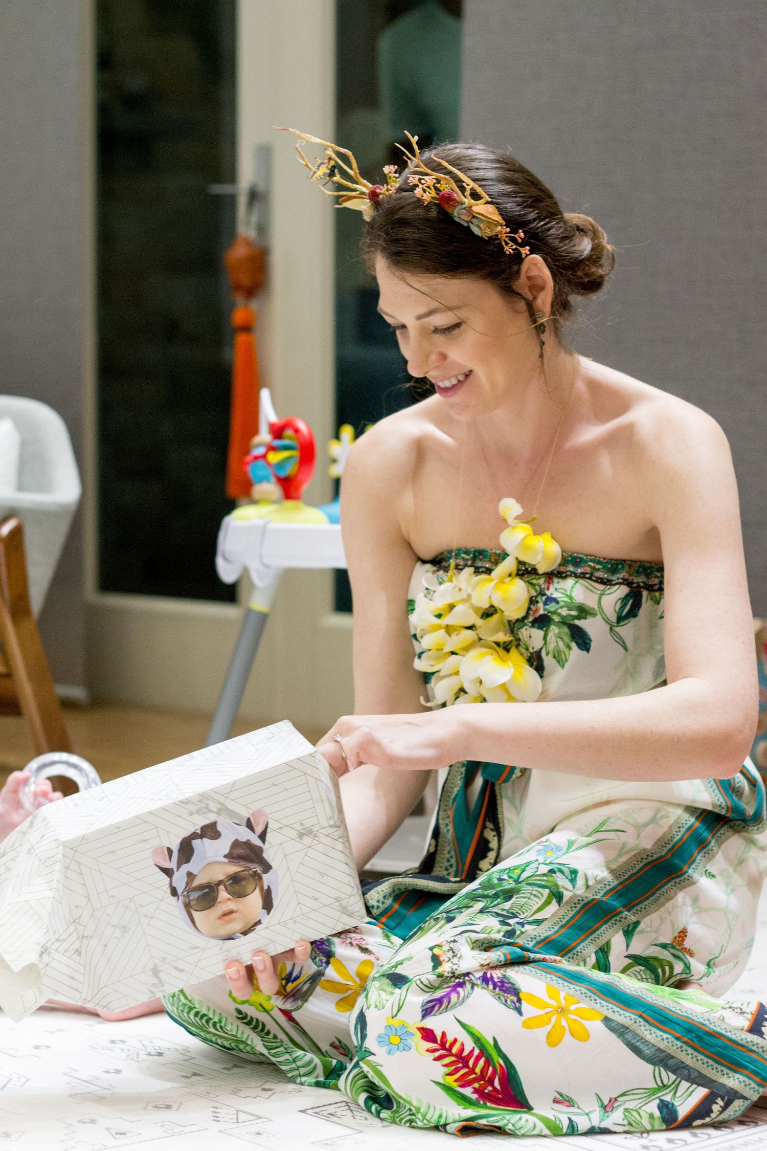 Mother. First birthday party in Dorado, Puerto Rico.