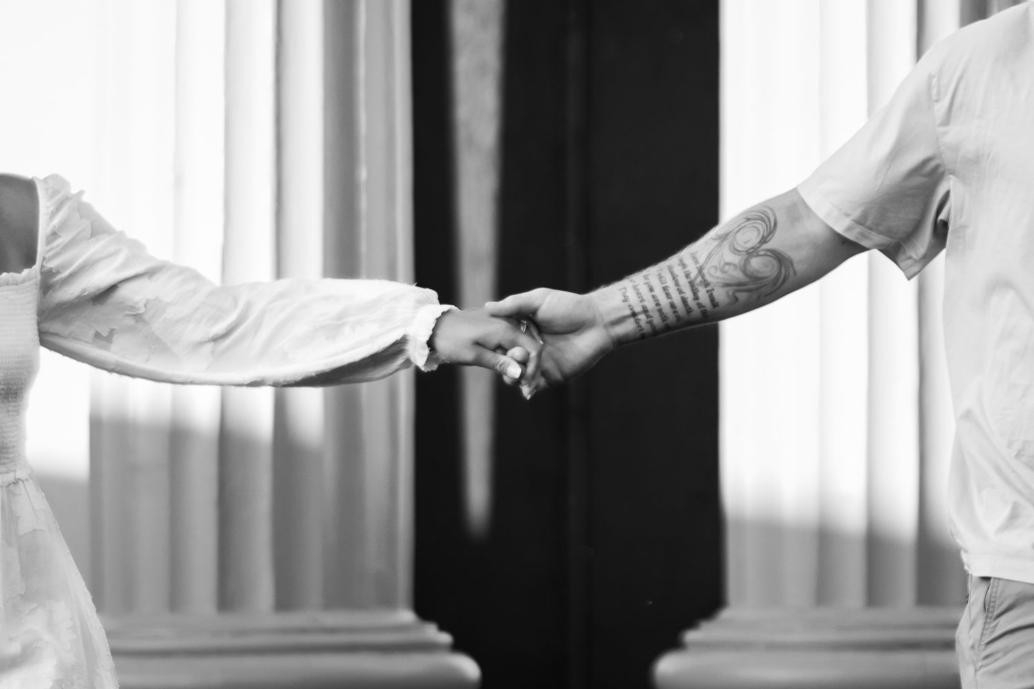 Romantic engagement portraits at historic Dundurn Castle in Hamilton Ontario