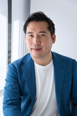 Business portrait of a male executive in Paris for LinkedIn profile
