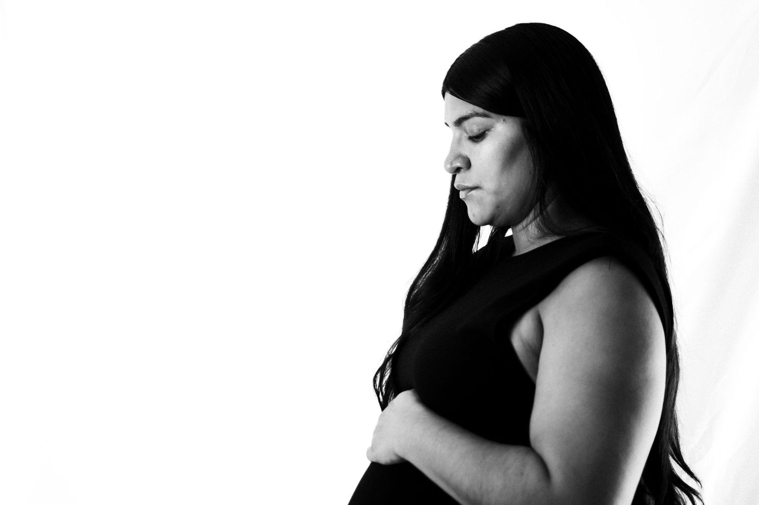 A series of black and white profile silhouettes of someone speaking with dramatic hand gestures.
