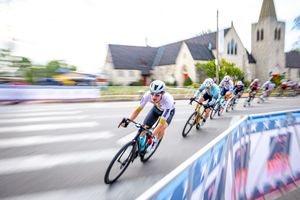 Bikers racing