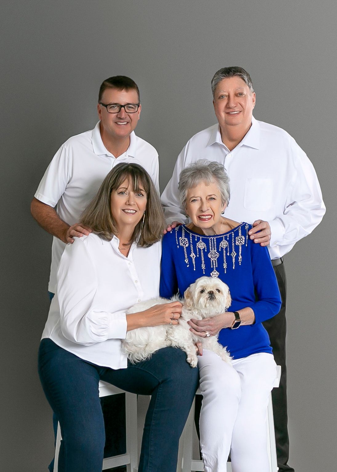 Professional pet portrait of a dog taken in a Bradenton-Sarasota photography studio — high-end studio dog photo by local pet photographer