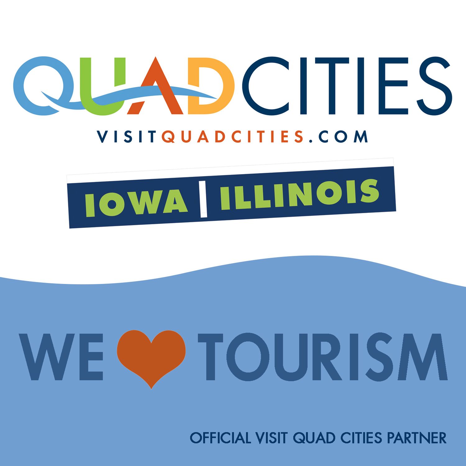 Visit Quad Cities tourism logo Partnership Wezz De La Rosa Photography