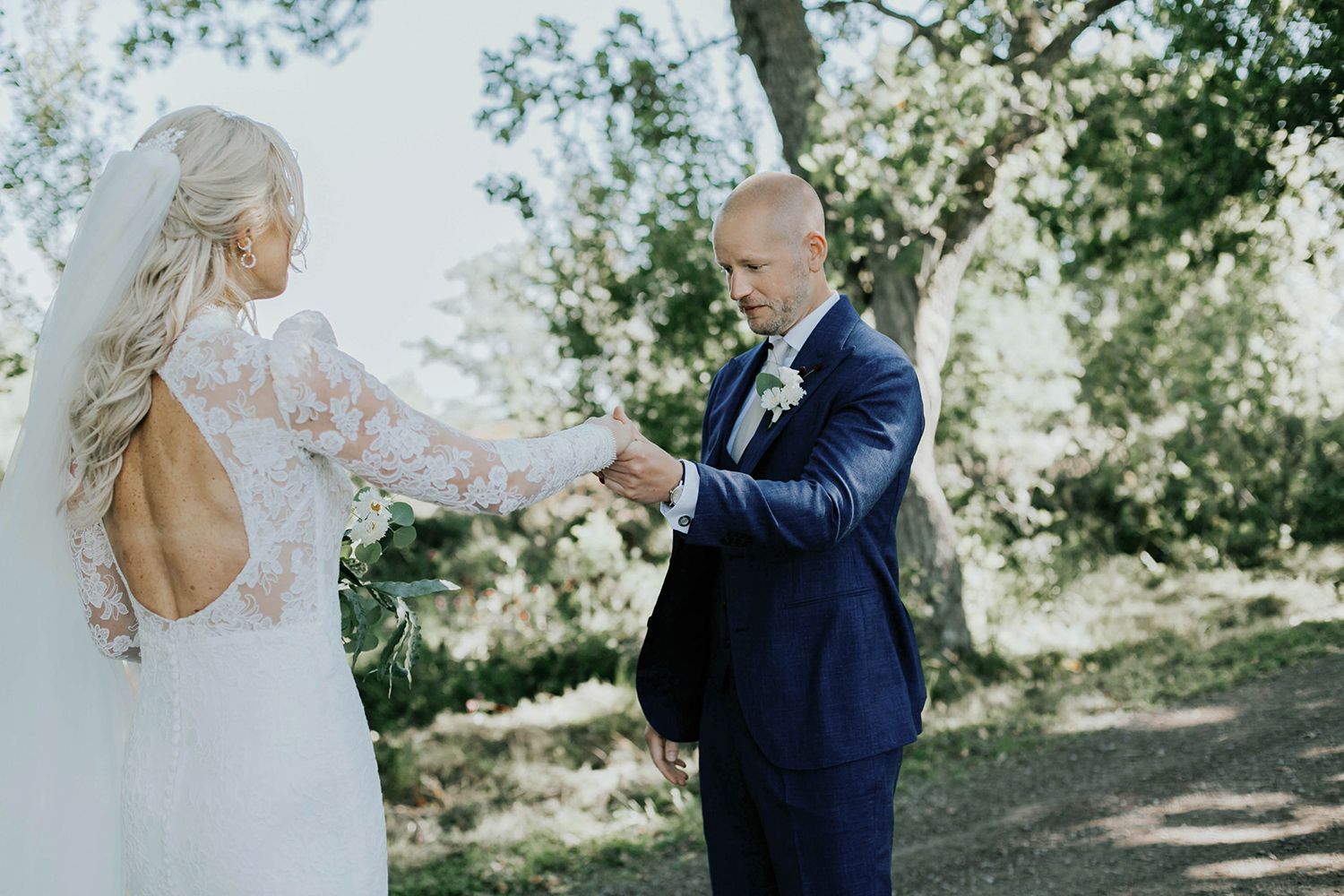 Bröllop på Dömle Herrgård. Sommarbröllop Louise och Viktor. bröllopsfotograf Rebecca Nordin, Karlstad.