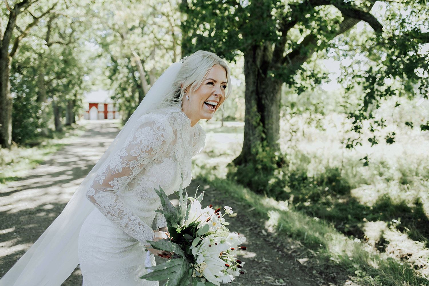 Bröllop på Dömle Herrgård. Sommarbröllop Louise och Viktor. bröllopsfotograf Rebecca Nordin, Karlstad.