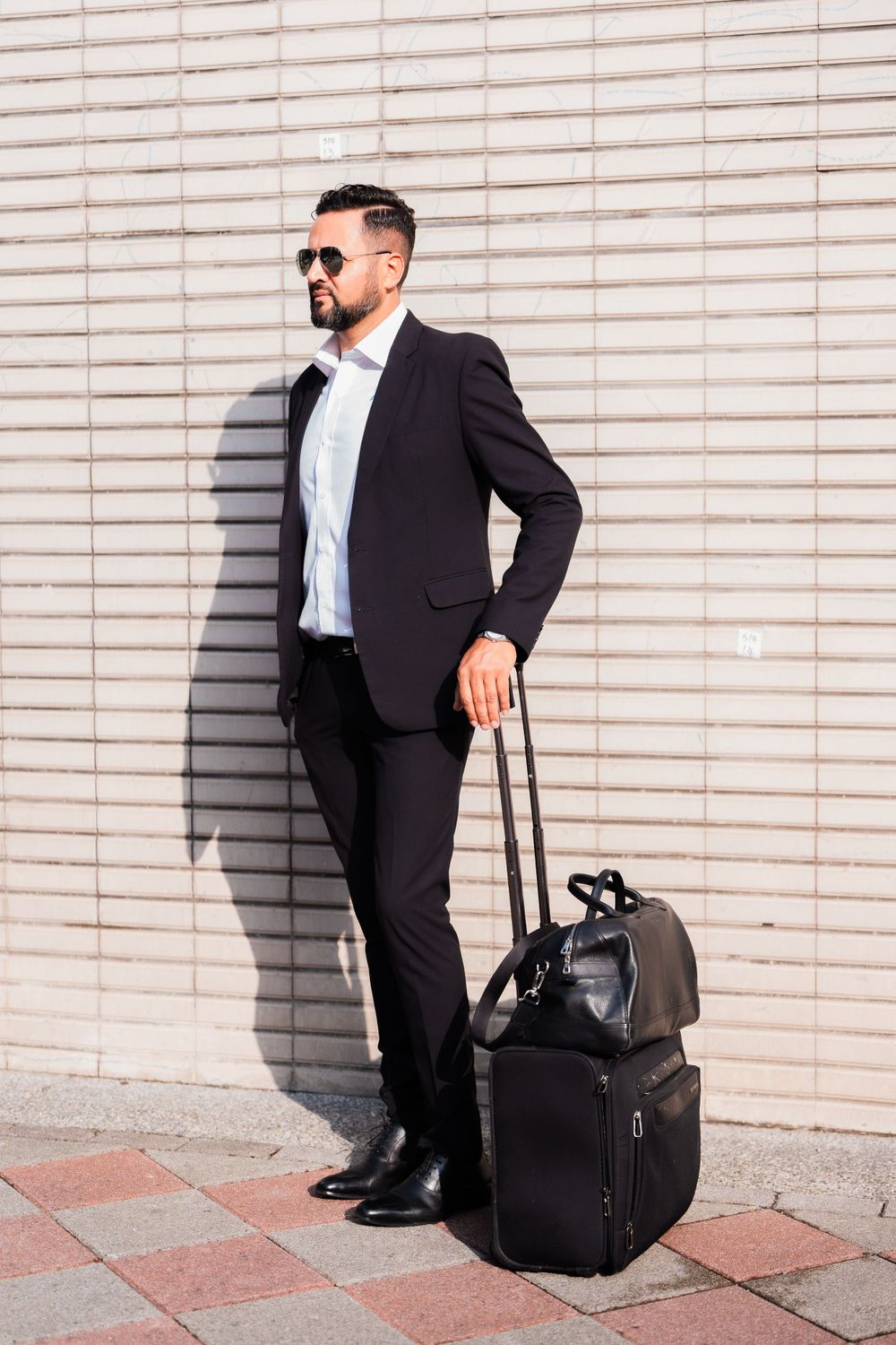a businessman in Taipei city