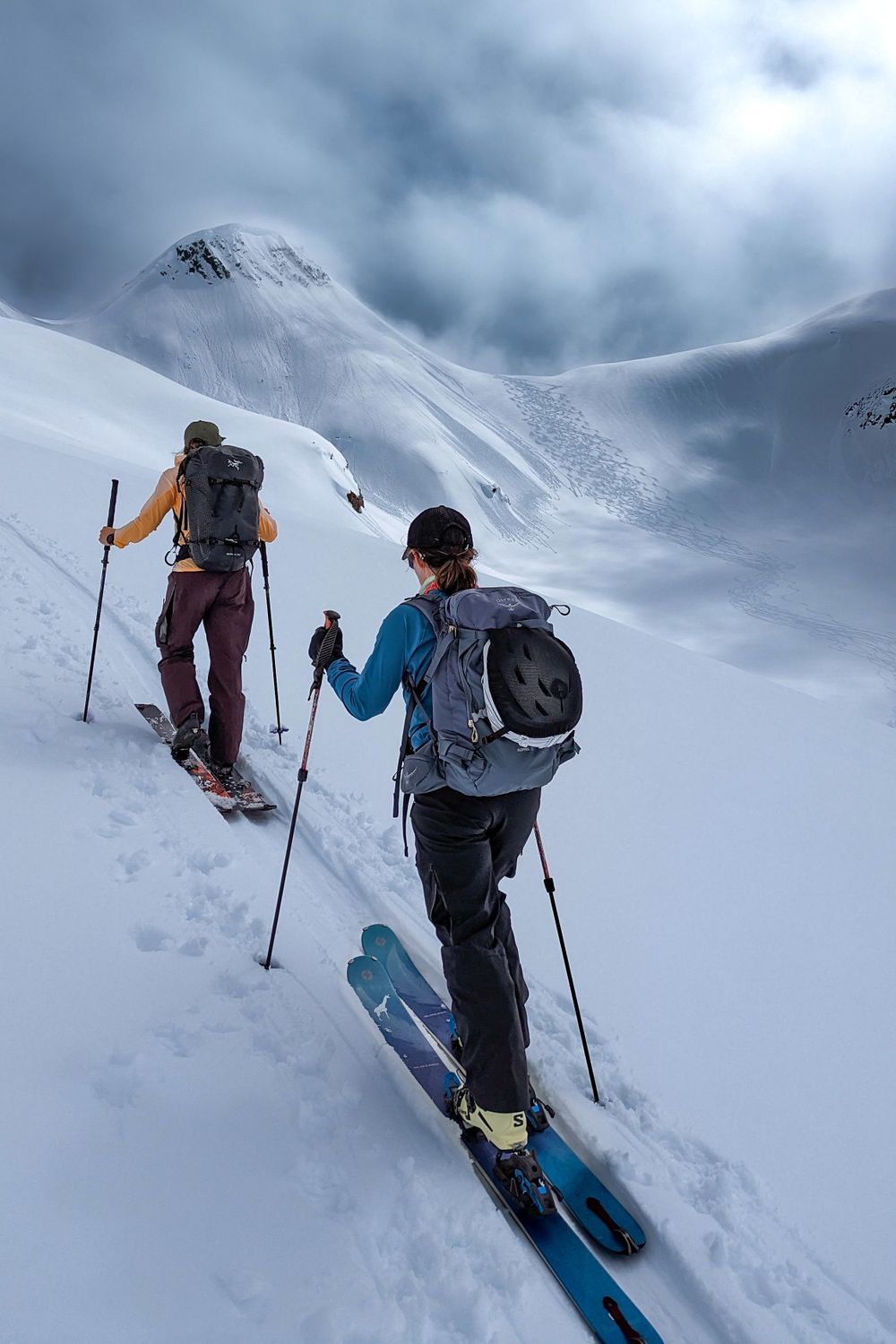 Ski touring in canada