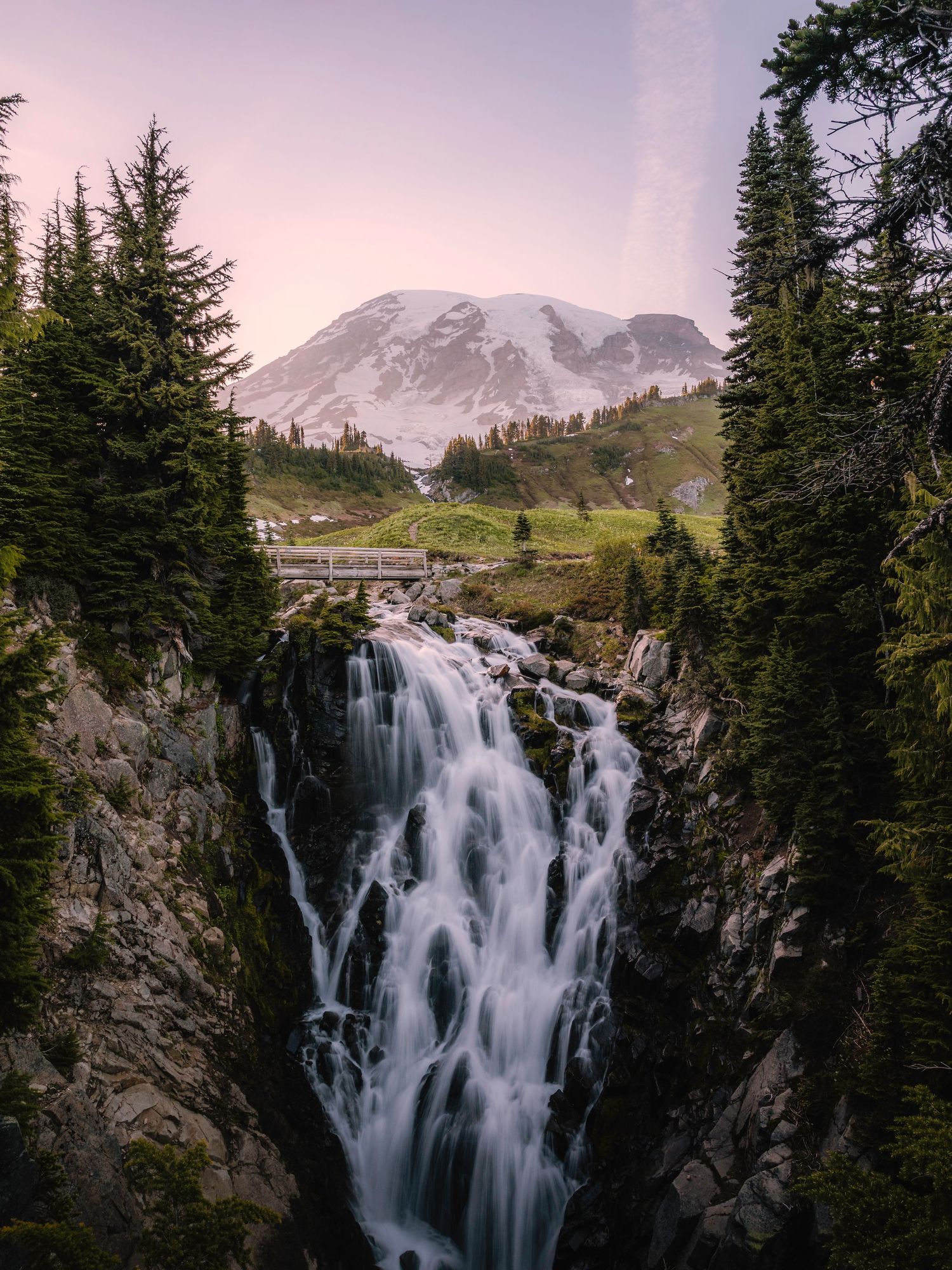 Myrtle Falls Sunset