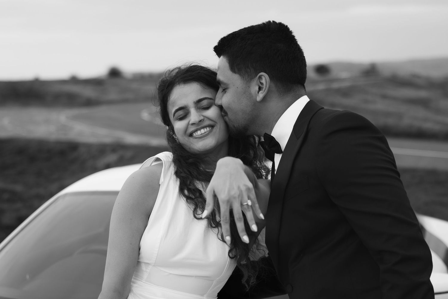 Documentary style engagement photos in Gloucestershire with natural light.
