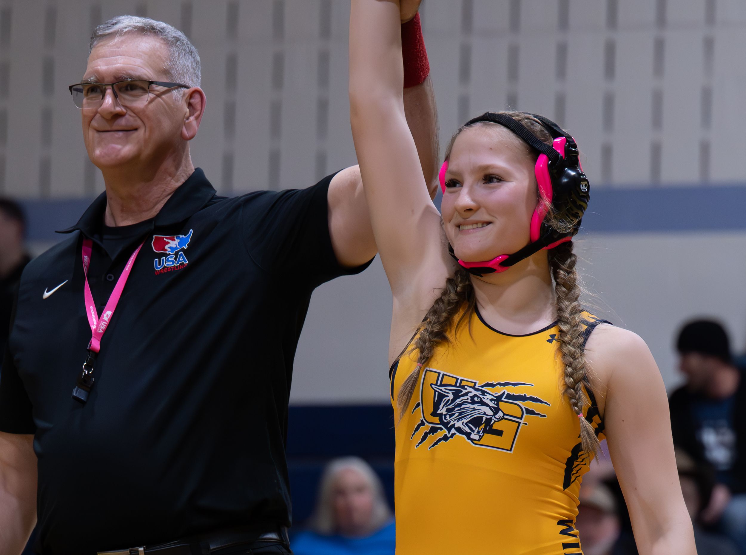 Girl Wrestling win
