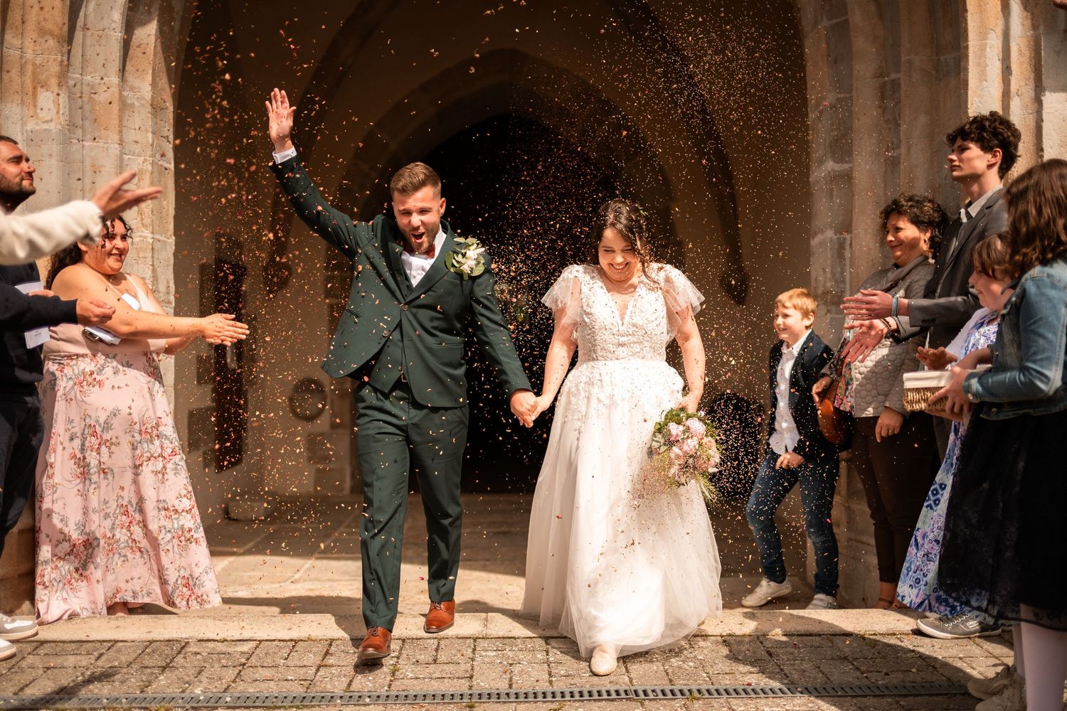 Photo de mariage en Haute Saône château de Montmartin