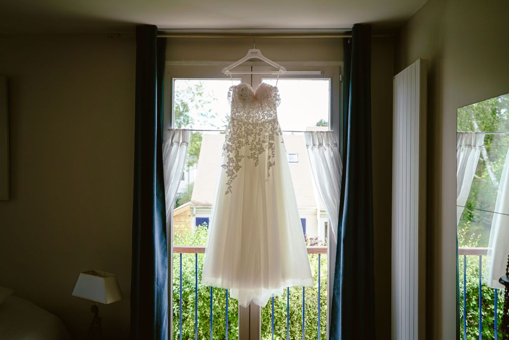 Photo de mariage, la robe de mariée , par Chloé Cabanes