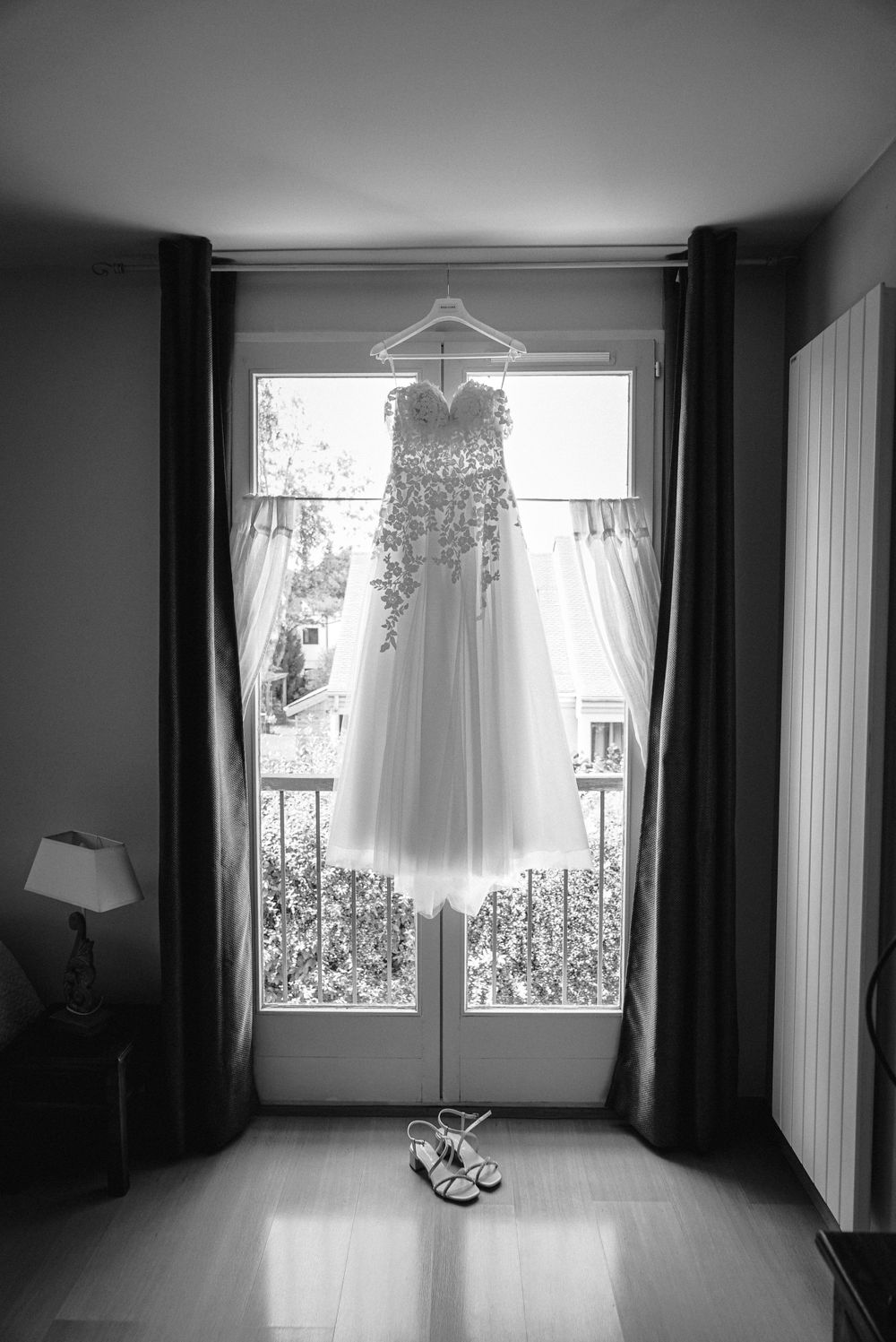 Photo de mariage, la robe de mariée , par Chloé Cabanes