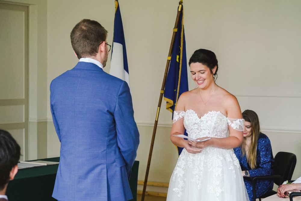 Photo de la cérémonie de mariage, reportage par Chloé Cabanes