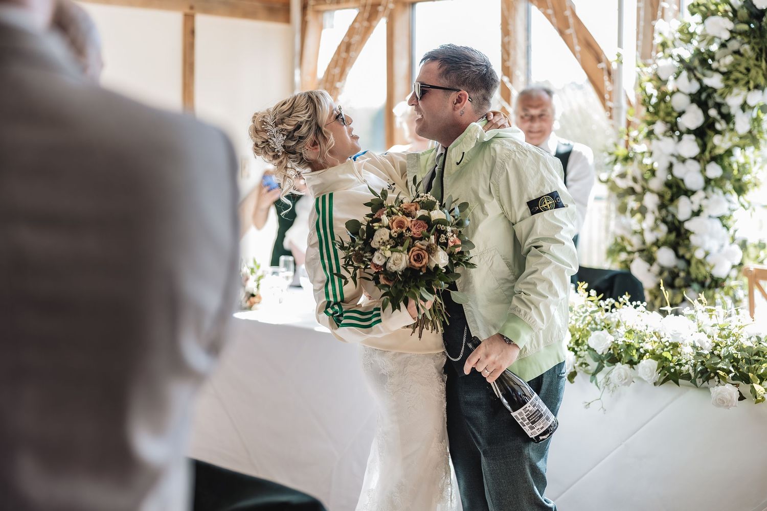 Documentary wedding photography capturing those in-between moments.