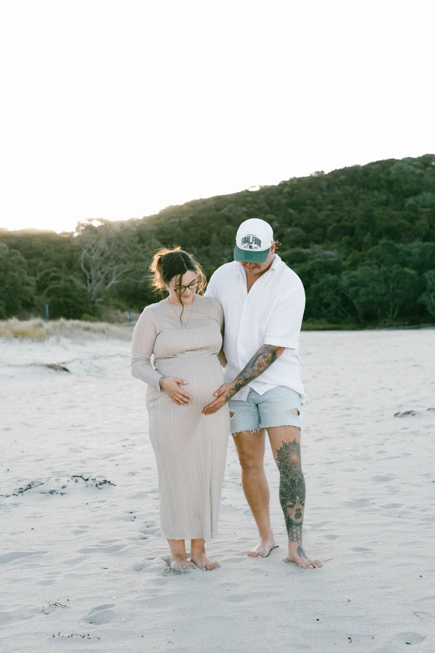 Maternity Sunset Photography Cooks Beach Whitianga Coromandel Family Photographer