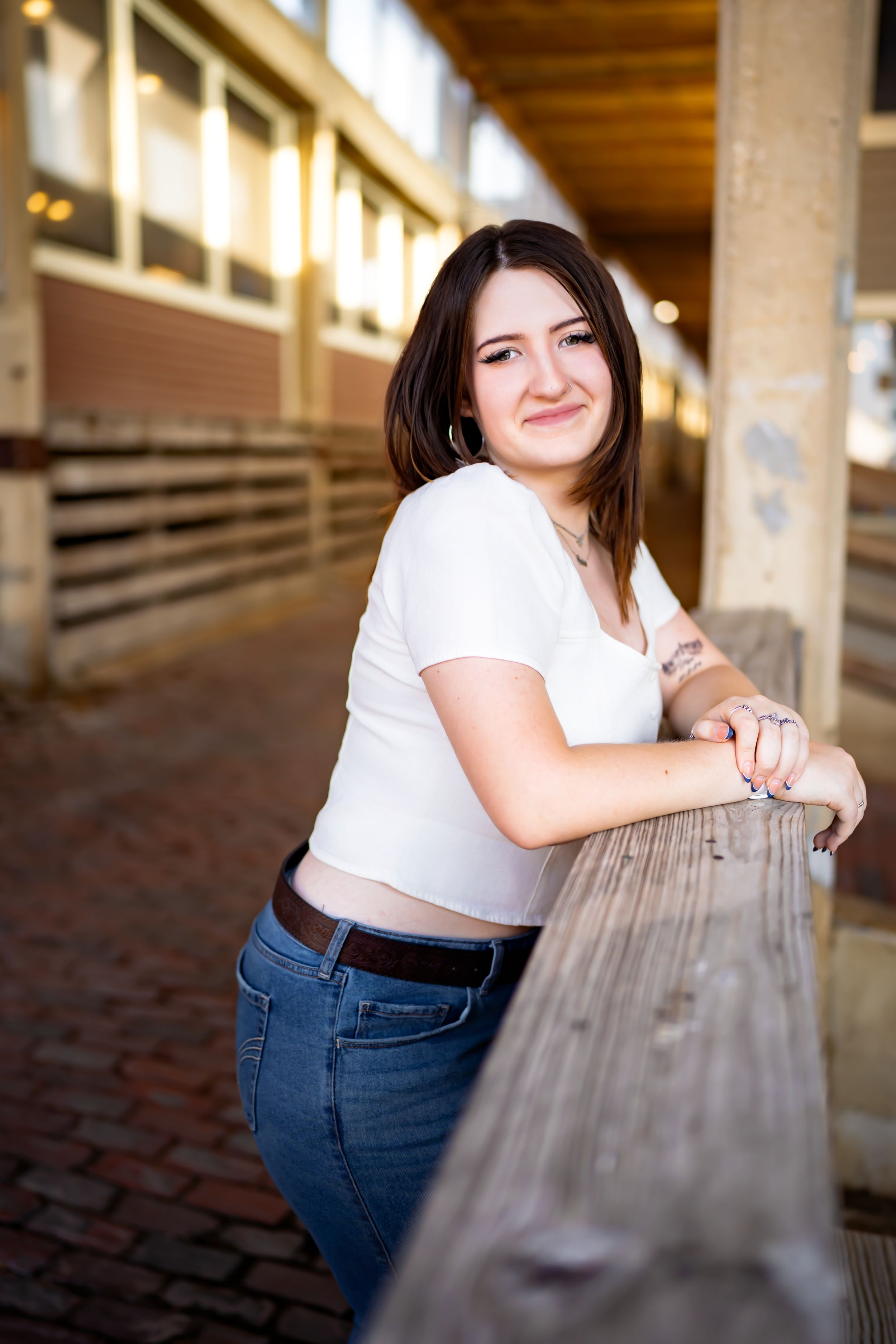 Senior Photography at the Fort Worth Stockyards