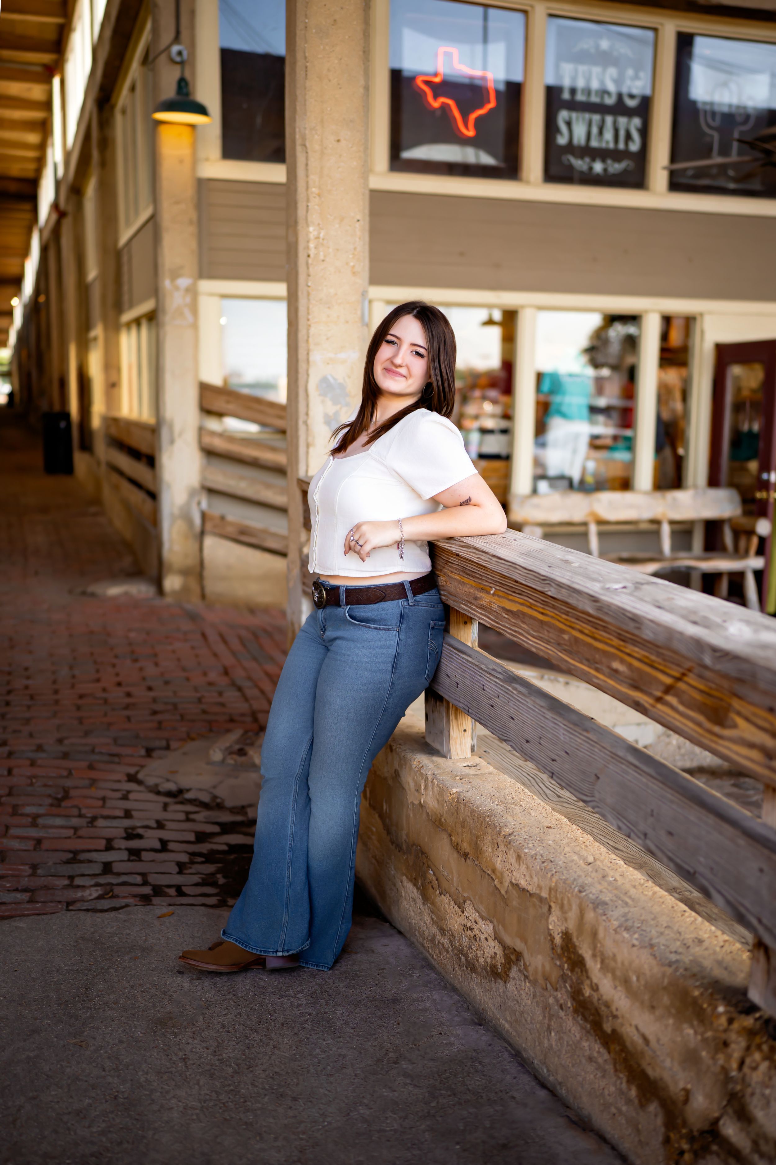Senior Photography at the Fort Worth Stockyards