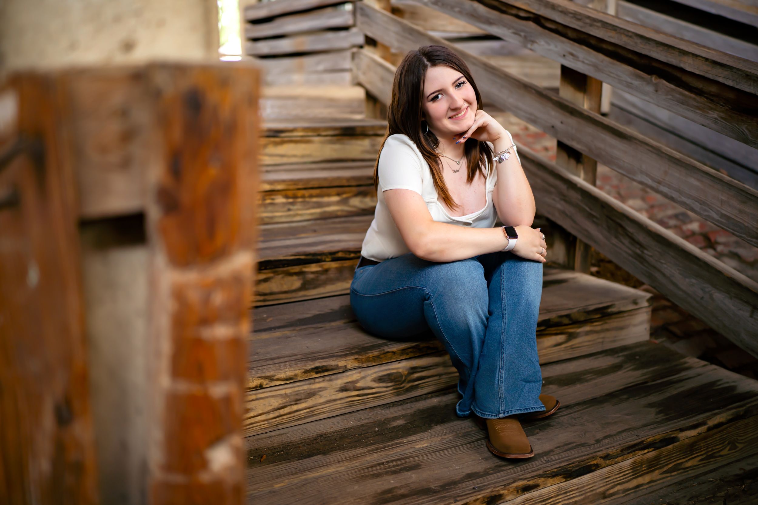 Senior Photography at the Fort Worth Stockyards