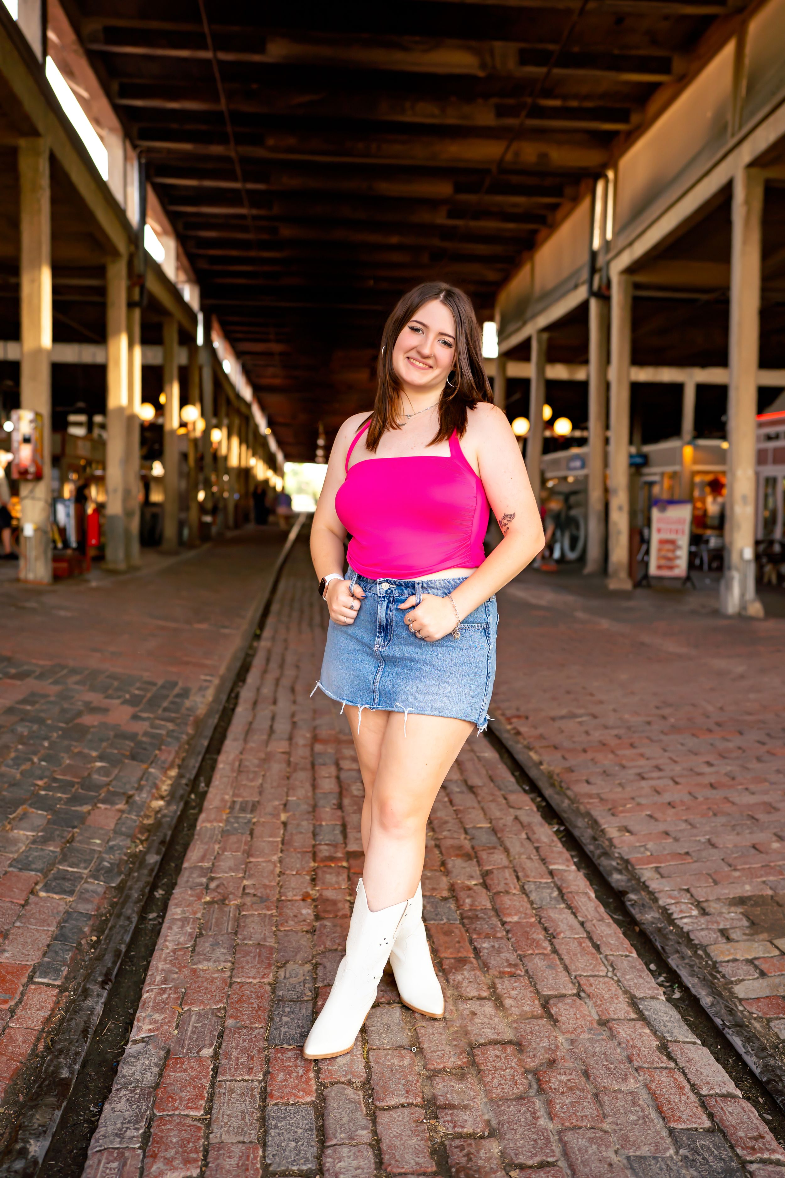 Senior Photography at the Fort Worth Stockyards