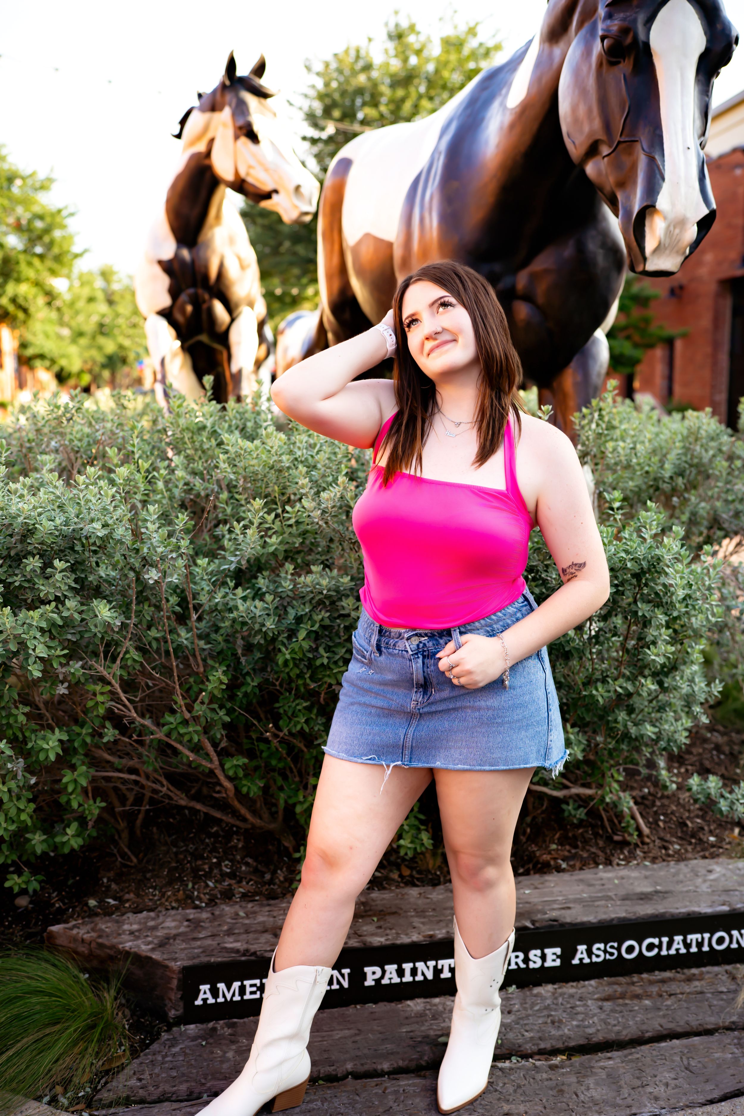 Senior Photography at the Fort Worth Stockyards