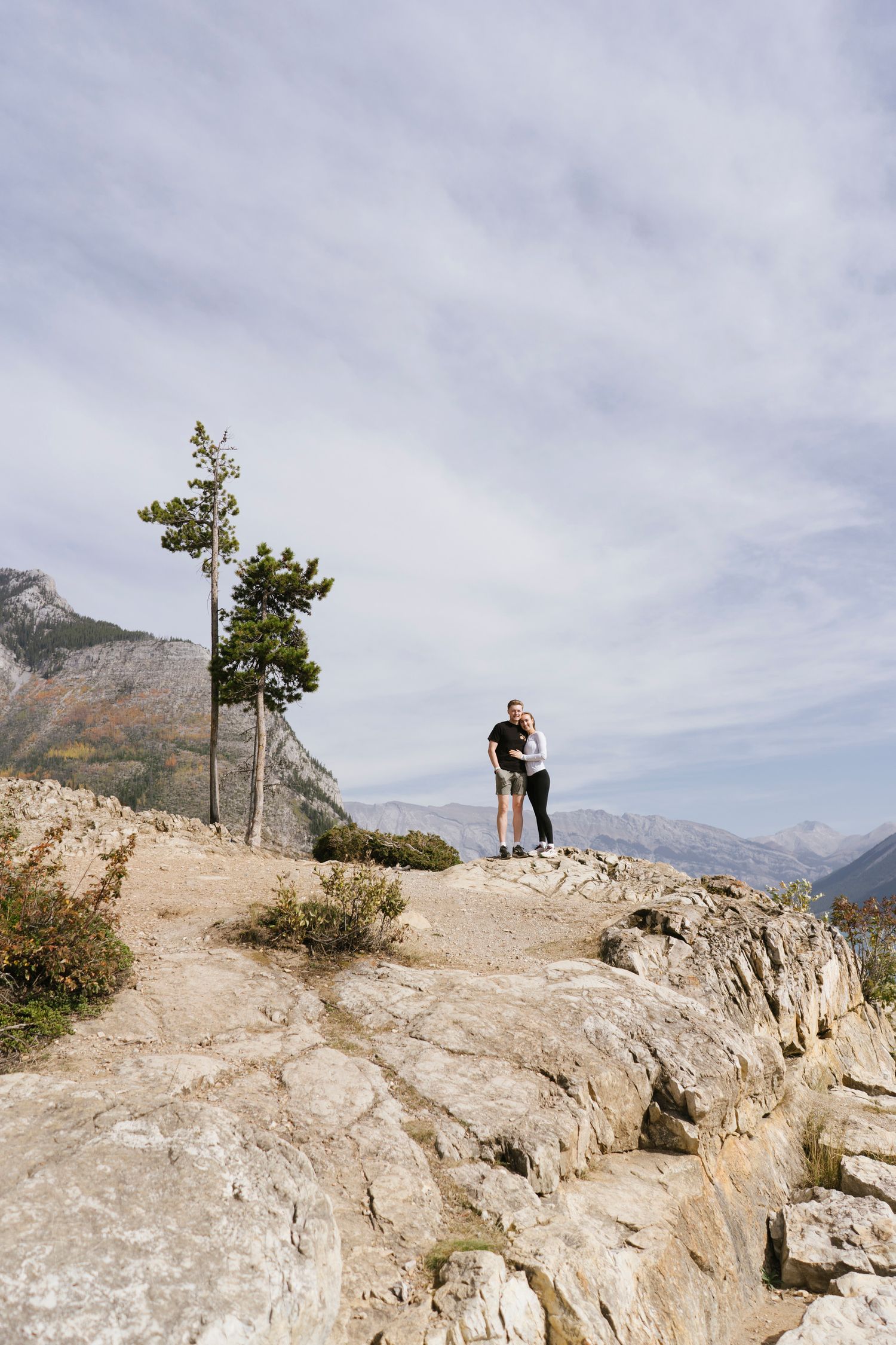 Lake Minnewanka Proposal in Banff | Matt + Kate