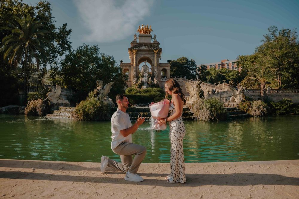 Couples photography at Ciutadella Park