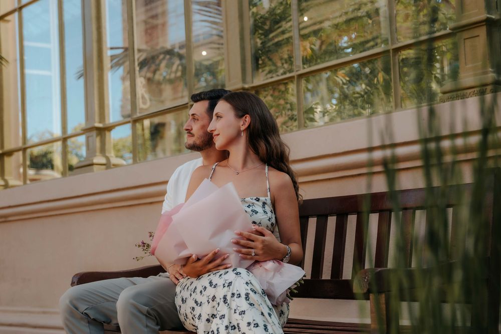 Afternoon light romantic photoshoot