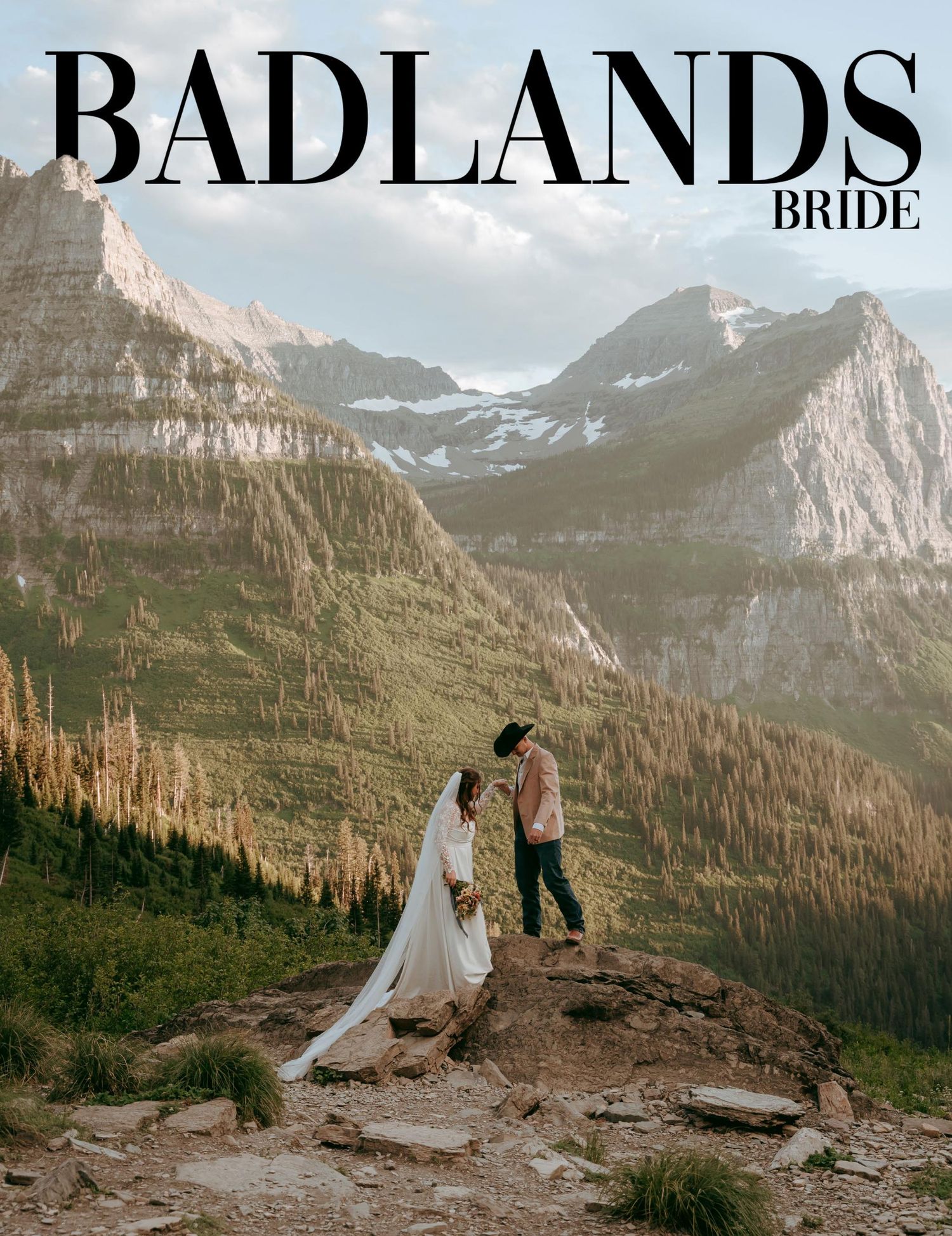Featured as one of the 2025 Weddings in Badlands Bride for my own wedding planned by Quarter Circle Weddings and captured by Fifield Photo.