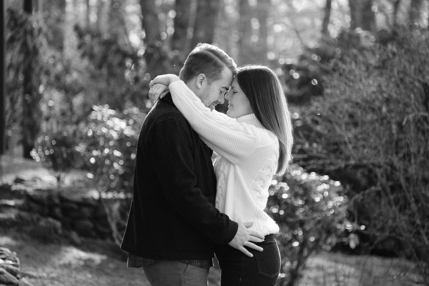 Cute Pose For Mountain Engagement Session Photography by Stephanie A Smith Photography