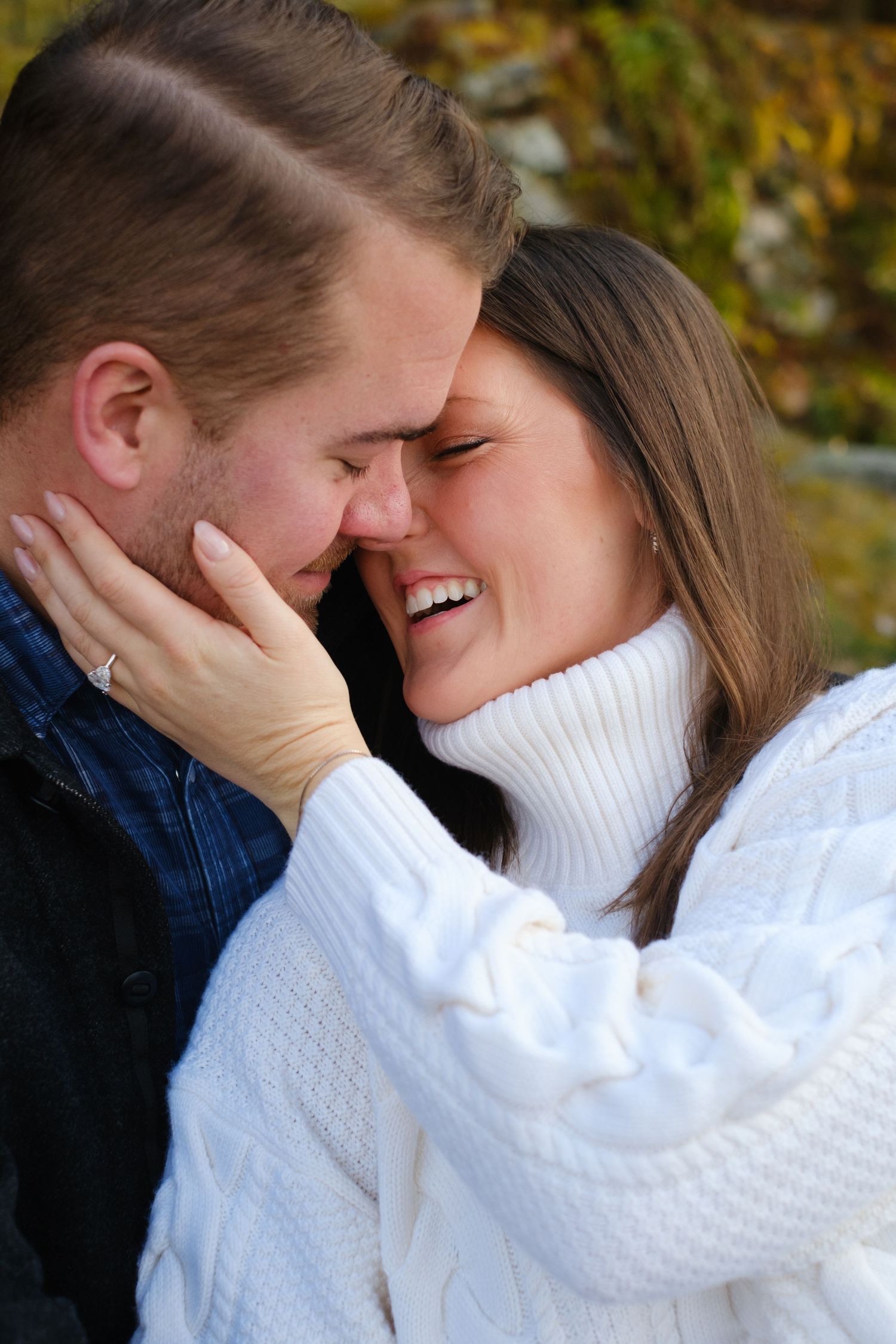 Cute Pose For Mountain Engagement Session Photography by Stephanie A Smith Photography