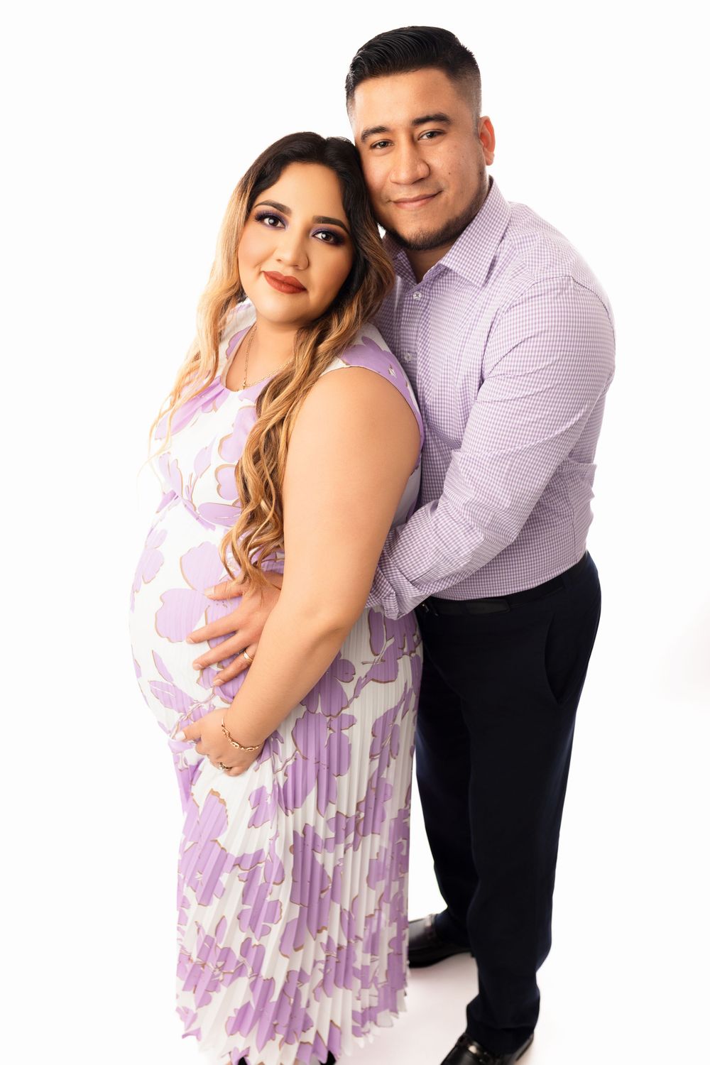 Karen’s indoor maternity photography session at a Scioto County studio near Ashland and South Shore, Kentucky
