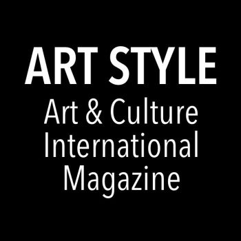 Art Style magazine logo with white text on black background for international art and culture publication.